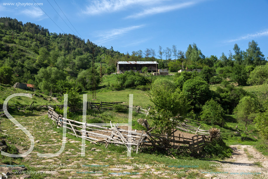 Amazing landscape of Green Hills near village of Fotinovo in Rhodopes Mountain, Pazardzhik region, Bulgaria