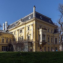 SOFIA, BULGARIA - MARCH 17, 2018:  Building of National Art Gallery (Royal Palace), Sofia, Bulgaria