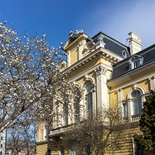 SOFIA, BULGARIA - MARCH 17, 2018:  Building of National Art Gallery (Royal Palace), Sofia, Bulgaria