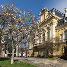 SOFIA, BULGARIA - MARCH 17, 2018:  Building of National Art Gallery (Royal Palace), Sofia, Bulgaria