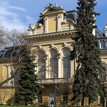 SOFIA, BULGARIA - MARCH 17, 2018:  Building of National Art Gallery (Royal Palace), Sofia, Bulgaria