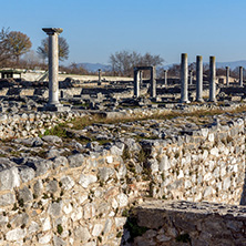 Ruins of the ancient city of Philippi, Eastern Macedonia and Thrace, Greece