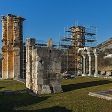 Ruins of the ancient city of Philippi, Eastern Macedonia and Thrace, Greece