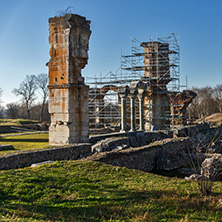 Ruins of the ancient city of Philippi, Eastern Macedonia and Thrace, Greece