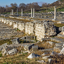 Ruins of the ancient city of Philippi, Eastern Macedonia and Thrace, Greece