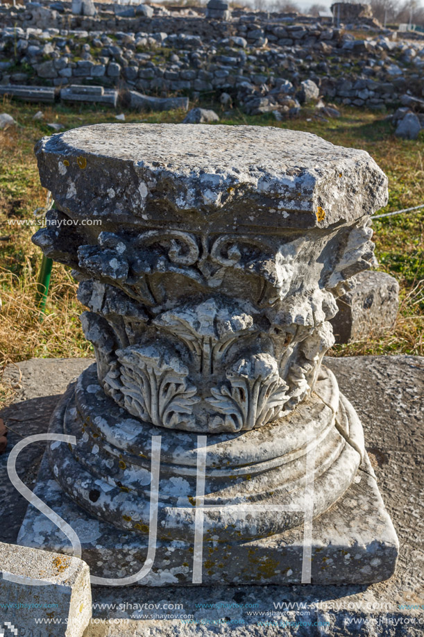 Ruins of the ancient city of Philippi, Eastern Macedonia and Thrace, Greece