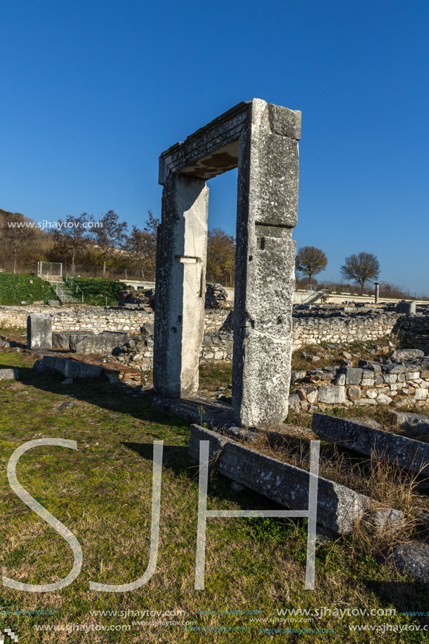 Ruins of the ancient city of Philippi, Eastern Macedonia and Thrace, Greece