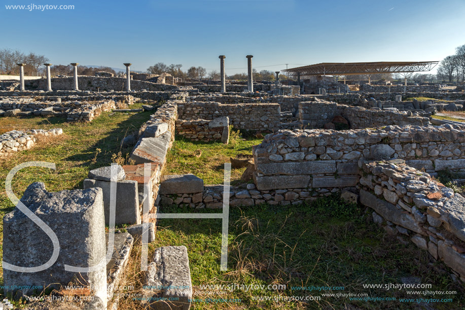Ruins of the ancient city of Philippi, Eastern Macedonia and Thrace, Greece