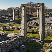 Ruins of the ancient city of Philippi, Eastern Macedonia and Thrace, Greece