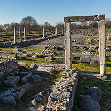 Ruins of the ancient city of Philippi, Eastern Macedonia and Thrace, Greece