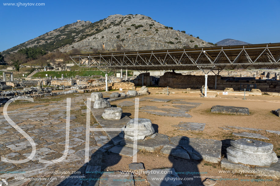 Ruins of the ancient city of Philippi, Eastern Macedonia and Thrace, Greece