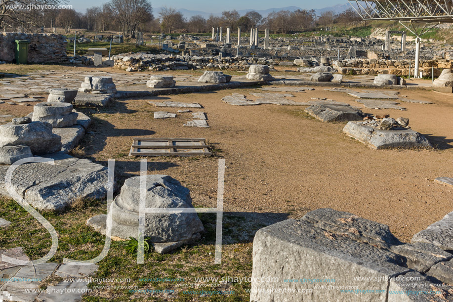 Ruins of the ancient city of Philippi, Eastern Macedonia and Thrace, Greece