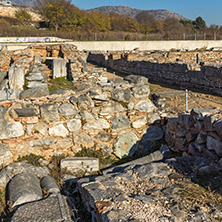 Ruins of the ancient city of Philippi, Eastern Macedonia and Thrace, Greece