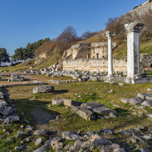 Ruins of the ancient city of Philippi, Eastern Macedonia and Thrace, Greece