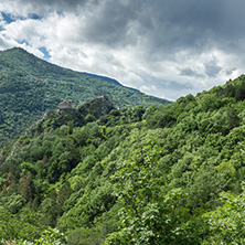 Amazing landscape of Green Hills near town Asenovgrad in Rhodope Mountains, Plovdiv region, Bulgaria