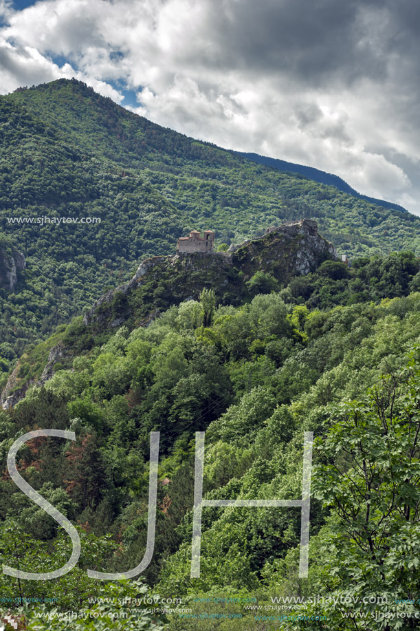 Amazing landscape of Green Hills near town Asenovgrad in Rhodope Mountains, Plovdiv region, Bulgaria