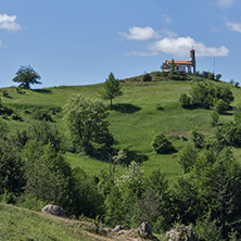 Amazing landscape of Green Hills near Village of Borovo in Rhodope Mountains, Plovdiv region, Bulgaria