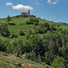 Amazing landscape of Green Hills near Village of Borovo in Rhodope Mountains, Plovdiv region, Bulgaria