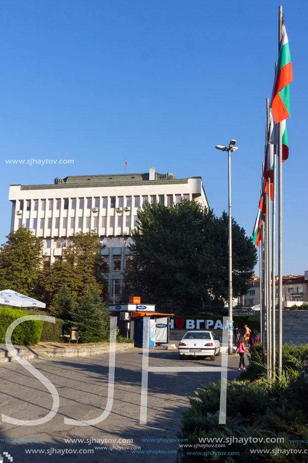 ASENOVGRAD, BULGARIA - OCTOBER 1, 2016: Center of town of Asenovgrad,  Plovdiv Region, Bulgaria