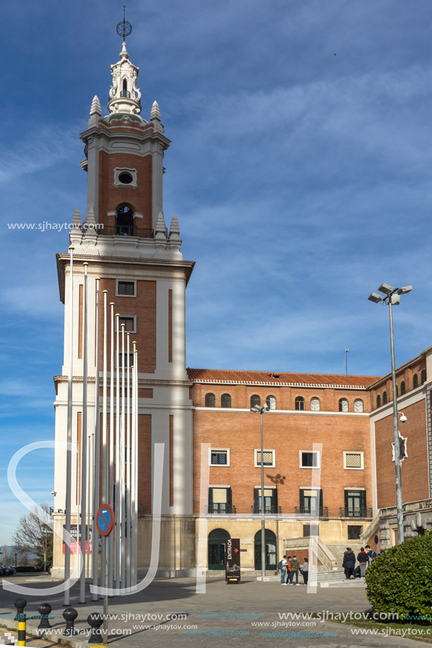 MADRID, SPAIN - JANUARY 23, 2018: Building of Museum of the Americas at Moncloa District in City of Madrid, Spain