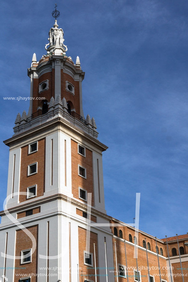 MADRID, SPAIN - JANUARY 23, 2018: Building of Museum of the Americas at Moncloa District in City of Madrid, Spain