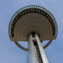 MADRID, SPAIN - JANUARY 23, 2018: Lighthouse of Moncloa in City of Madrid, Spain