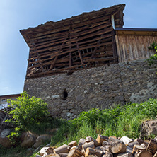 FOTINOVO, BULGARIA - MAY 5, 2018: Typical streets of village of Fotinovo in Rhodopes Mountain, Pazardzhik region, Bulgaria