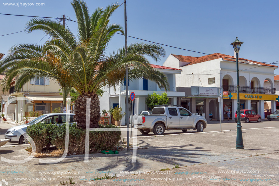 SAMI, KEFALONIA, GREECE - MAY 26, 2015: Panorama to Sami town, Kefalonia, Ionian islands, Greece