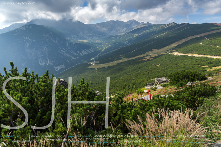 Dark clouds over Musala peak, Rila mountain, Bulgaria