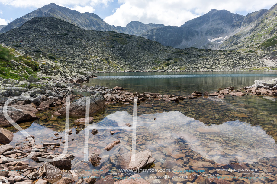 Amazing Landscape with Musala peak in Musalenski lakes,  Rila mountain, Bulgaria