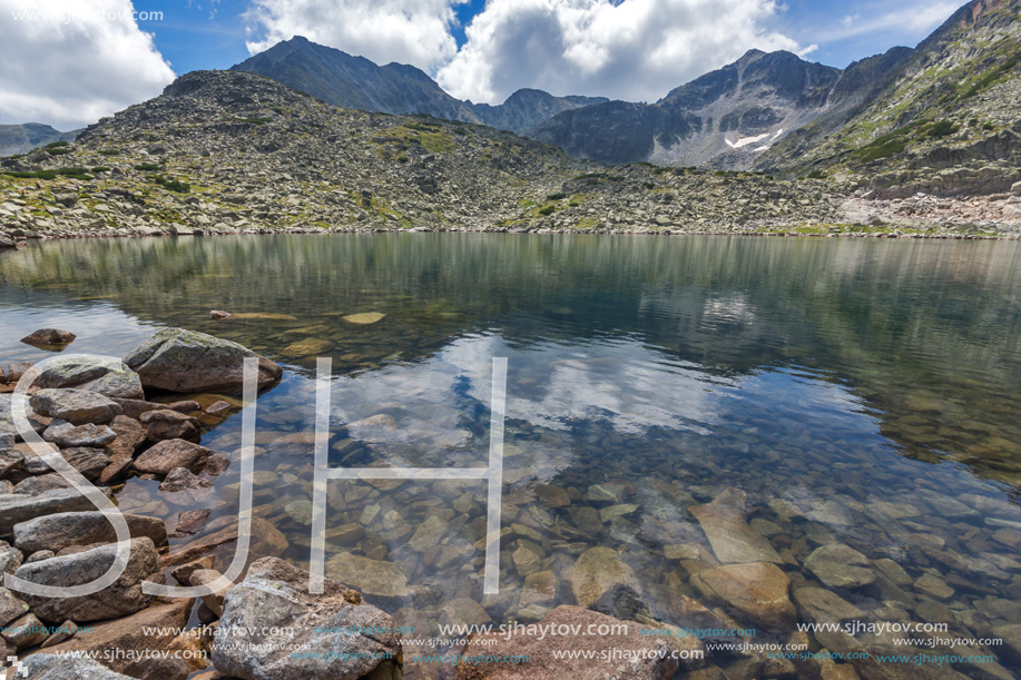 Amazing Landscape with Musala peak in Musalenski lakes,  Rila mountain, Bulgaria