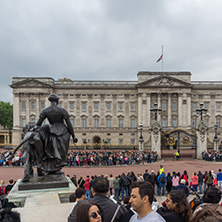 LONDON, ENGLAND - JUNE 17, 2016: Buckingham Palace London, England, Great Britain