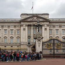 LONDON, ENGLAND - JUNE 17, 2016: Buckingham Palace London, England, Great Britain