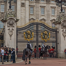 LONDON, ENGLAND - JUNE 17, 2016: Buckingham Palace London, England, Great Britain