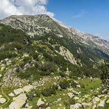 Amazing Landscape with Vihren Peak, Pirin Mountain, Bulgaria