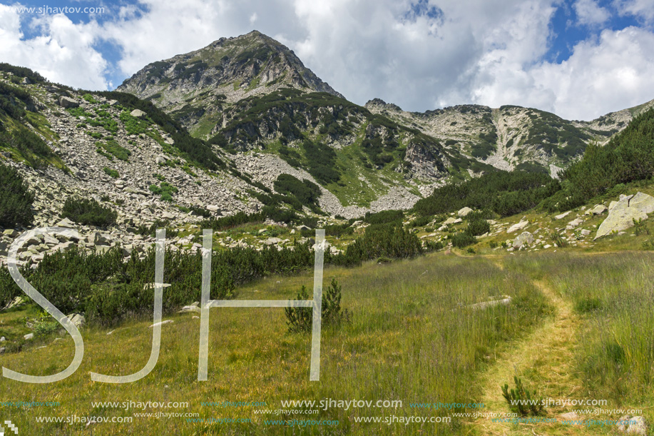 Amazing Landscape with Muratov Peak and Mountain River, Pirin Mountain, Bulgaria