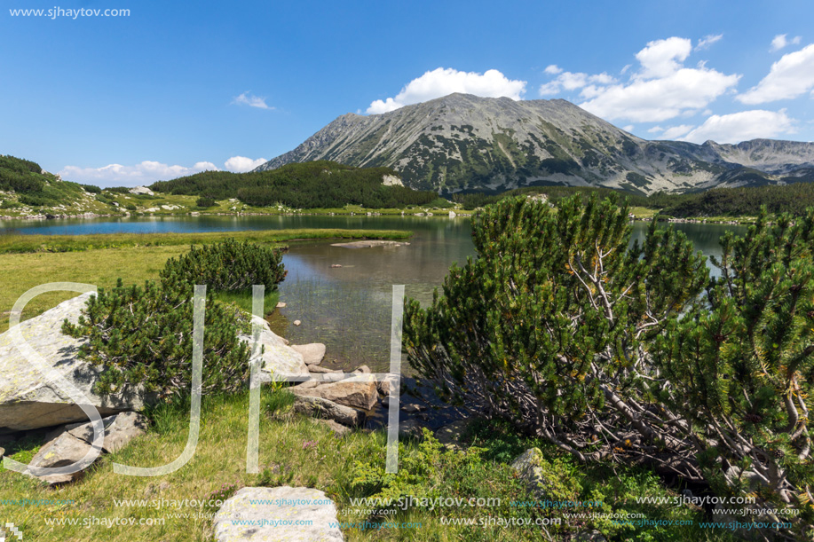 Amazing Landscape with Muratovo Lake and Todorka peak, Pirin Mountain, Bulgaria