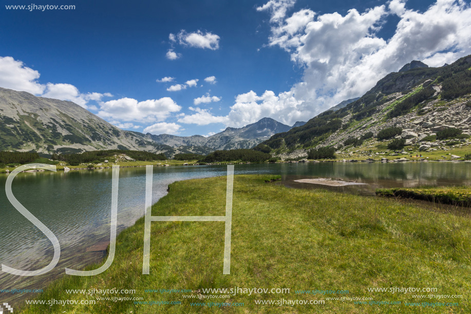 Amazing Landscape with Muratovo Lake and Banderishki Chukar Peak, Pirin Mountain, Bulgaria