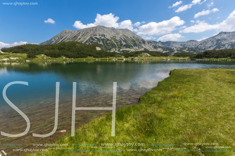 Amazing Landscape with Muratovo Lake and Todorka peak, Pirin Mountain, Bulgaria