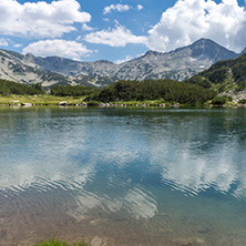 Amazing Landscape with Muratovo Lake and Banderishki Chukar Peak, Pirin Mountain, Bulgaria