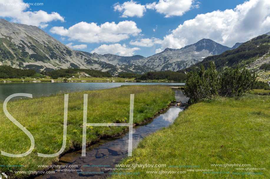 Amazing Landscape with Muratovo Lake and Banderishki Chukar Peak, Pirin Mountain, Bulgaria