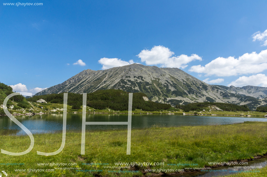 Amazing Landscape with Muratovo Lake and Todorka peak, Pirin Mountain, Bulgaria