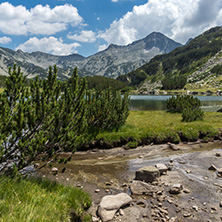 Amazing Landscape with Muratovo Lake and Banderishki Chukar Peak, Pirin Mountain, Bulgaria