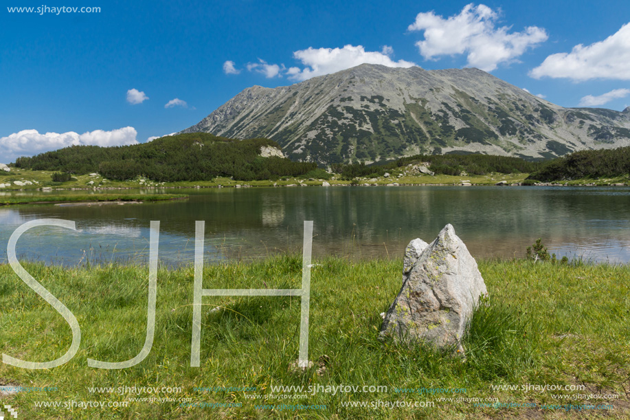 Amazing Landscape with Muratovo Lake and Todorka peak, Pirin Mountain, Bulgaria