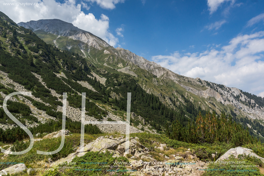 Amazing Landscape with Vihren Peak, Pirin Mountain, Bulgaria