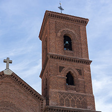 MADRID, SPAIN - JANUARY 23, 2018:  Amazing view of Virgen de la Paloma church in City of Madrid, Spain