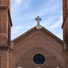 MADRID, SPAIN - JANUARY 23, 2018:  Amazing view of Virgen de la Paloma church in City of Madrid, Spain