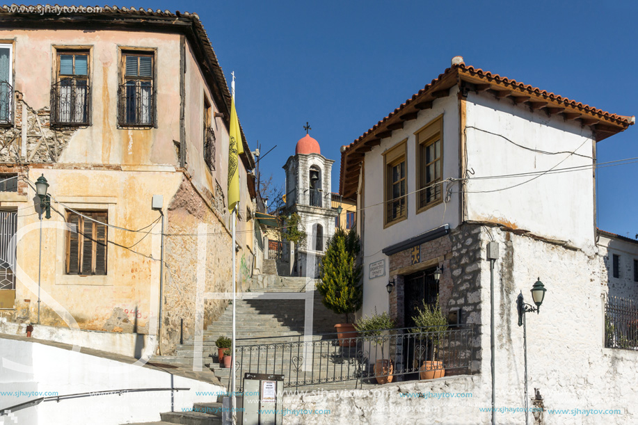 XANTHI, GREECE - DECEMBER 28, 2015:Orthodox church in old town of Xanthi, East Macedonia and Thrace, Greece