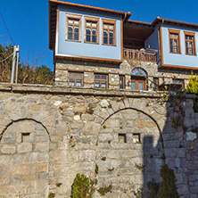 XANTHI, GREECE - DECEMBER 28, 2015: Street and old houses in old town of Xanthi, East Macedonia and Thrace, Greece
