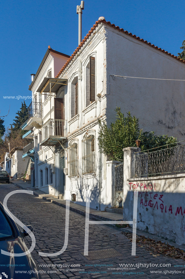 XANTHI, GREECE - DECEMBER 28, 2015: Panoramic view of old town of Xanthi, East Macedonia and Thrace, Greece